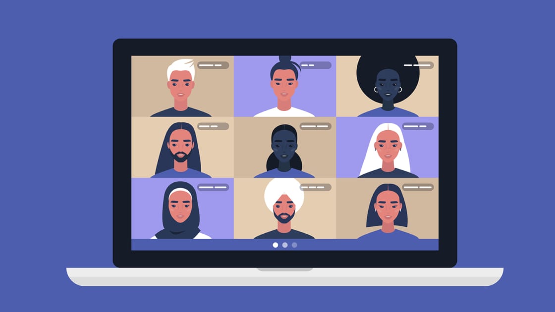 دليل للاجتماع الافتراضي