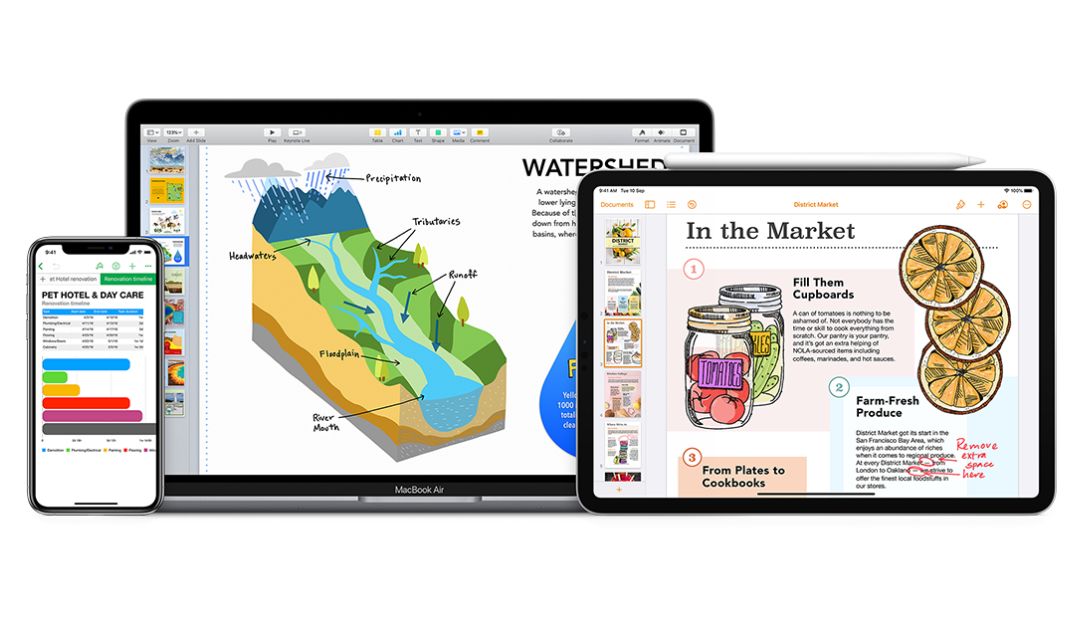 آبل قد تُطلق حزمة iWork مع قدرات الذكاء الاصطناعي