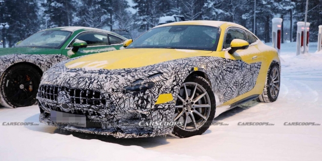 مشاهدة مرسيدس AMG GT الجديدة كلياً تجسسياً