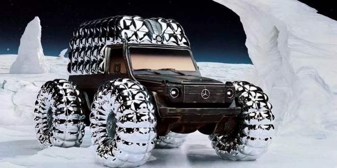 مرسيدس تحول G-Class إلى معطف ضخم في اسبوع لندن للأزياء