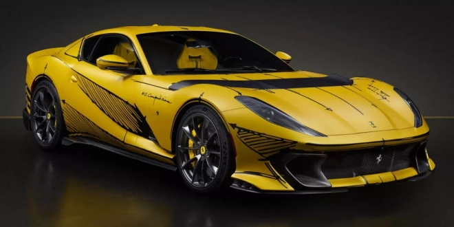 فيراري 812 Competizione تتحول لـ “سيارة الرسم”
