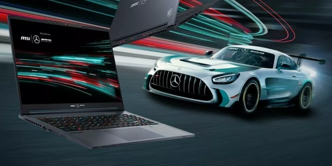 تعاون مرسيدس AMG وشركة MSI للحواسيب يثمر عن جهاز محمول للألعاب