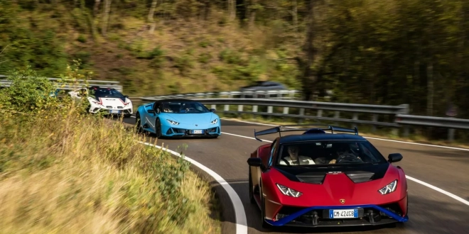 لامبورغيني تنظم رحلة إيطالية مميزة لوداع هوراكان