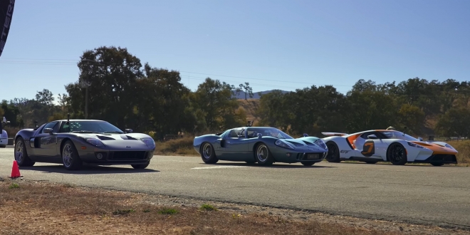 فيديو سباق 3 أجيال من فورد GT يكشف عن تطور السيارة المذهل