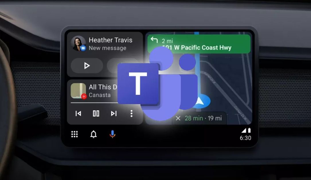 تطبيق مايكروسوفت تيمز قادم إلى أندرويد أوتو في هذا الموعد
