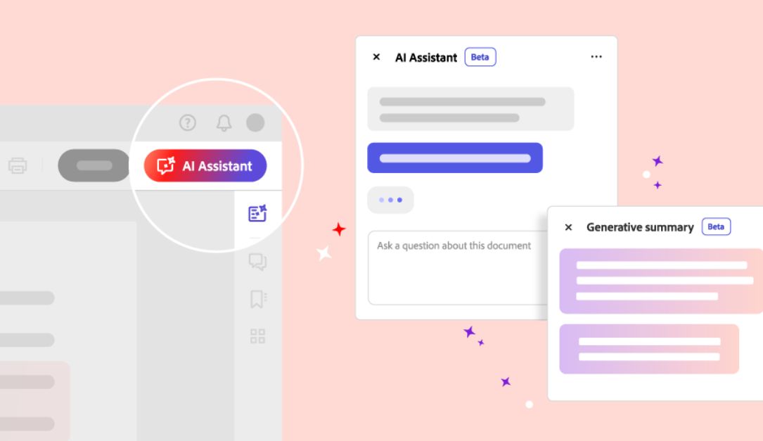 أدوبي تُطلق مساعد ذكاء اصطناعي ثوري لتسهيل التعامل مع ملفات PDF