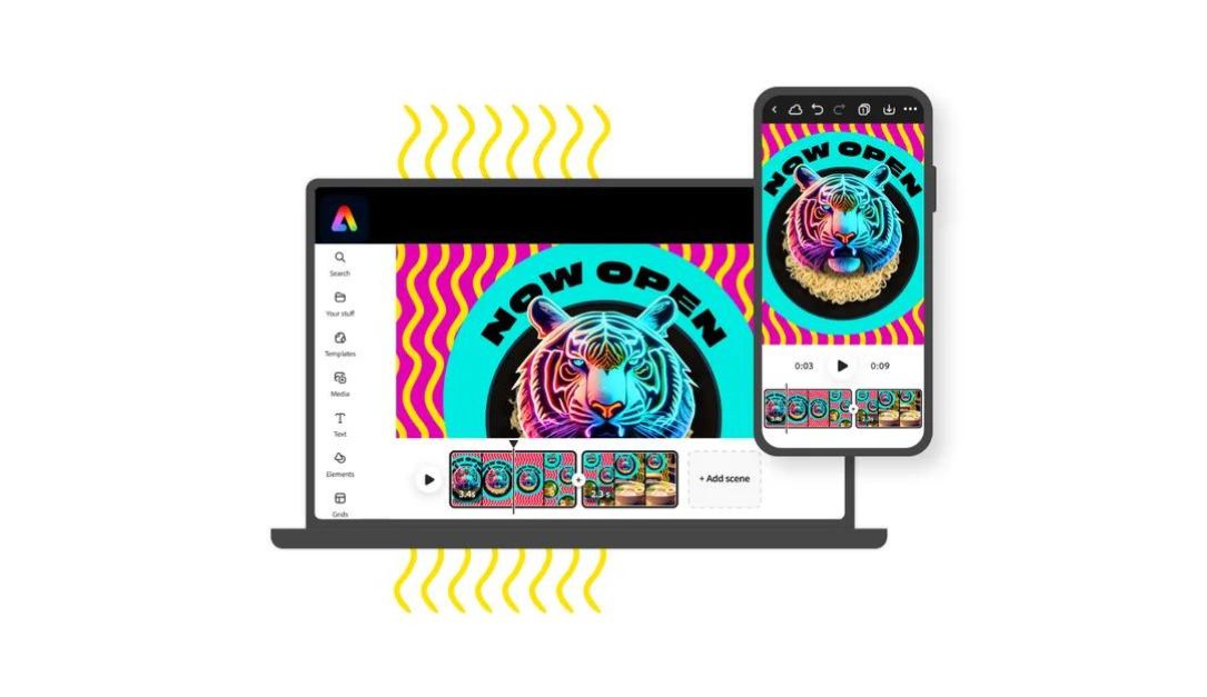 أدوبي تدمج الذكاء الاصطناعي في تطبيق إكسبريس على الجوال